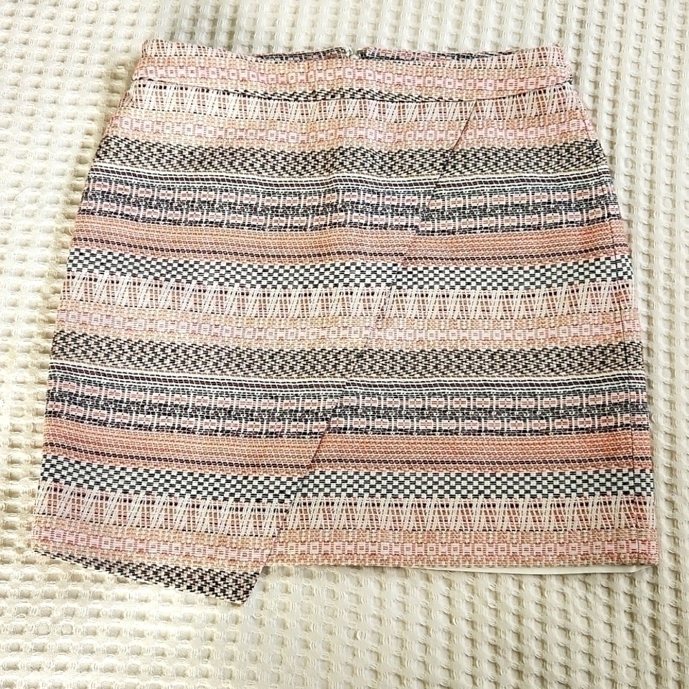 Knit Mini skirt In a faux wrap 4 feminine barbiecore Glam y2k Feminine Sexy - Picture 2 of 9